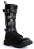 combat boots STEEL 139/140/O/Z 4P FULL BLACK