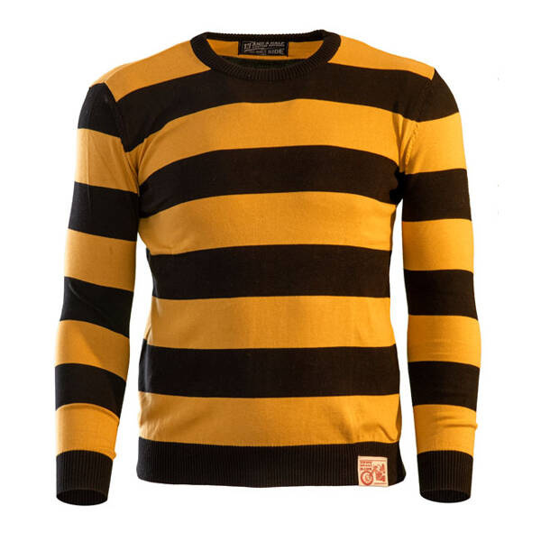 sweter 13 AND A HALF MAGAZINE Outlaw Black/Yellow