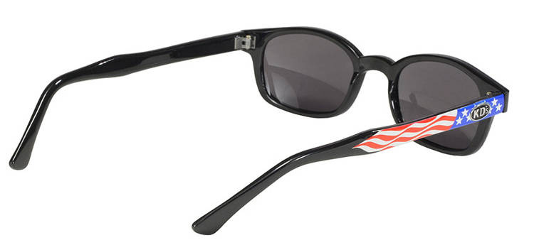 okulary motocyklowe KD's FLAG FRAME/SMOKE LENS