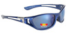 motorcycle sunglasses KICKSTART BLUE ICE POLARIZED