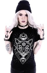short sleeve T-Shirt RESTYLE GALAXY CAT