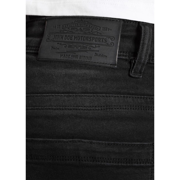 motorcycle trousers JOHN DOE XTM® Original Jeans Black Used