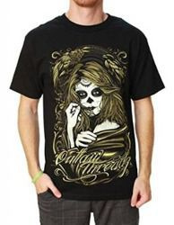 short sleeve T-Shirt OUTLAW THREADZ AT PEACE BLACK