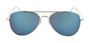 motorcycle sunglasses KICKSTART AVIATOR Smoke/Blue Mirror