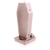 candle CANDELLANA Coffin With Pentagram Rose Gold