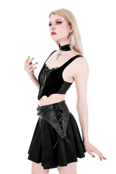 top RESTYLE Batwing LaceUp