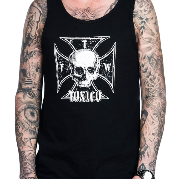 koszulka bez rękawów TOXICO IRON CROSS