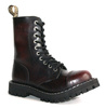 combat boots STEEL 105/106/O BURGUND-BLACK
