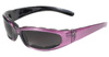 motorcycle sunglasses Chix Rally Gray Gradient/Purple