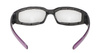 okulary motocyklowe Chix Rally Clear/Purple
