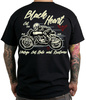 short sleeve T-Shirt BLACK HEART Vintage Evil