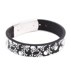 wristband ROCK DADDY Skulls And Bones