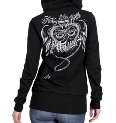 hoodie HYRAW BLACK OWL