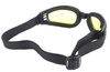 motorcycle goggles KICKSTART NOMAD Yellow Lens/Black Frame