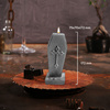 candle CANDELLANA Coffin With Cross Steel
