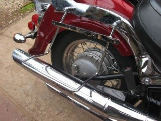 saddlebag support rails WITH PROPS SUZUKI M 800 INTRUDER (M50 BOULEVARD)