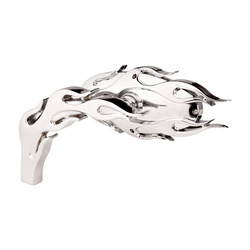 lewe lusterko motocyklowe ARLEN NESS Uniwersalne Ness Flamed Chrom 959488
