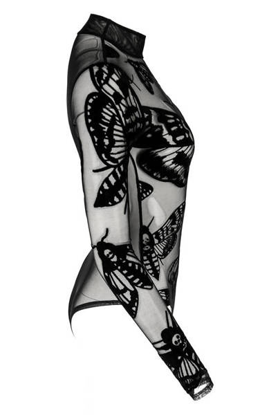 bodysuit RESTYLE Death's Head Hawkmoth