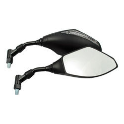 motorcycle mirrors with turn signal MCS Honda/Kawasaki/Suzuki Wrapp LED Black 943271