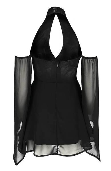 dress RESTYLE Halterneck Floaty Tunic