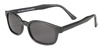 okulary motocyklowe KD's MATTE BLACK/POLARIZED GREY LENS