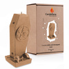 candle CANDELLANA Coffin With Pentagram Gold