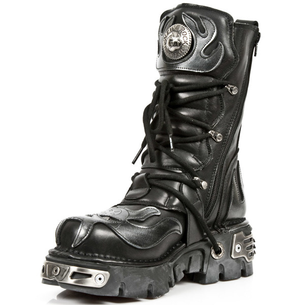 buty rockowe NEW ROCK METALLIC M.107-S2