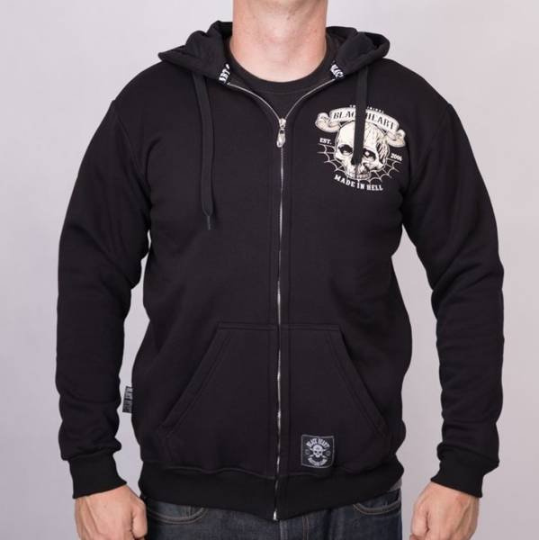 bluza BLACK HEART Skull Hill