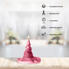 candle CANDELLANA Halloween Witch Hat Pink