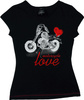 koszulka krótki rękaw CHOPPERS DIVISION Motorcycle Love Dekolt