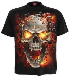 short sleeve T-Shirt SPIRAL Skull Blast