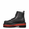 combat boots ALTERCORE 653 Vegan Black/Red