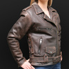 motorcycle jacket LEDMAR K02d brown