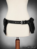 pasek z kieszeniami RESTYLE steampunkowy POCKET BELT BLACK unisex