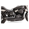 tłumik system 2-2 VANCE & HINES Honda 750 Phantom\Shadow\Aero\Spirit Shortshots Staggered Black 8081316
