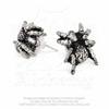 kolczyki ALCHEMY GOTHIC Black Widow Studs