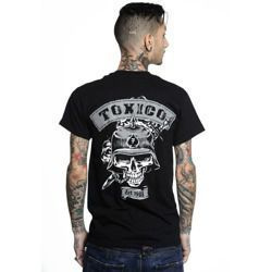 short sleeve T-Shirt TOXICO DEATH HEAD BLACK