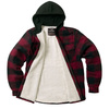 kurtka WCC Sherpa Lined Hell Bent Flannel Red\Black