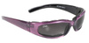 okulary motocyklowe Chix Rally Gray Gradient/Purple