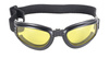 motorcycle goggles KICKSTART NOMAD Yellow Lens/Black Frame