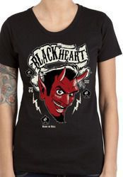short sleeve T-Shirt BLACK HEART Devil