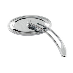 lusterko motocyklowe lewe lub prawe ARLEN NESS Uniwersalne Ness Die-Cast Oval Stepped Chrom 959524