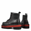 combat boots ALTERCORE 653 Vegan Black/Red
