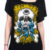 short sleeve T-Shirt TOXICO SKATE SKULL LADY