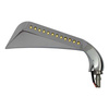 motorcycle mirrors with turn signal MCS Universal California LED Chrome 980603
