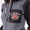 bluza BLACK HEART  Pin Up Skull Lady Ekran
