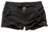 shorts BRANDIT Claire Ladies black washed