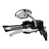 right motorcycle mirror ARLEN NESS Universal Ness Beveled Cats Eye Chrome 960789