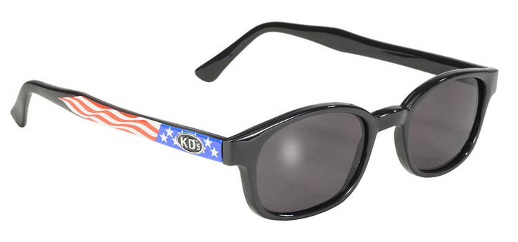 okulary motocyklowe KD's FLAG FRAME/SMOKE LENS