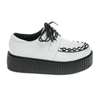 creepers SMITH's WHITE LEATHER